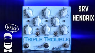 Video thumbnail for Sabbadius Triple Trouble! SRV/Hendrix All You Need in one HUGE Pedal! Tommy Katona Signature Pedal by Buddy Blues