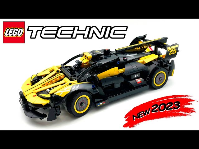 Vídeo relacionado con LEGO Technic Bugatti Bolide Maqueta de Coche Deportivo Negro y Amarillo para Construir, Vehículo para Carreras de Juguete Coleccionable, Idea de Regalo para Niños y Niñas de 9 Años o Más 42151