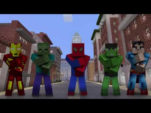 SPIDERMAN MINECRAFT STYLE REMIX 2013  PSY싸이 GANGNAM STYLE강남스타일PARODY VIDEO젠틀맨