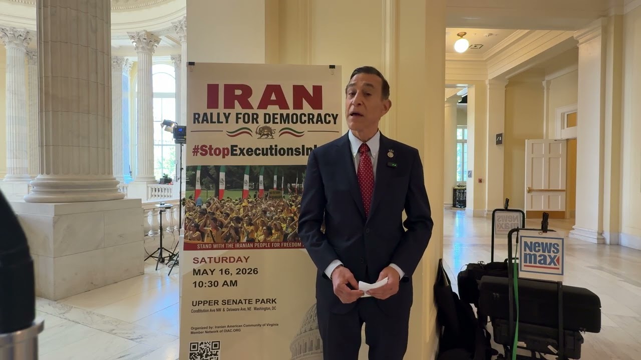 Congressman Darrell Issa Shows His Support For The Free Iran Rally 2026 -- Washington D.C.