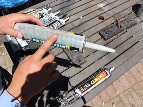 All the Sealants you'll ever need review p6 (DAP polyurethane for concrete or fiberglass) review
