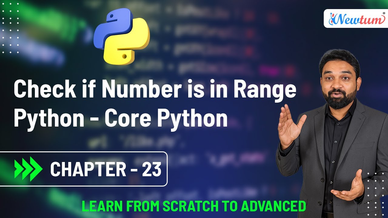 Check if Number is in Range in Python | Range Python Explained