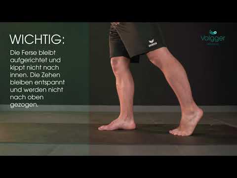 Übung für den "perfekten" Gang - "Fuß Schraube im Gang"