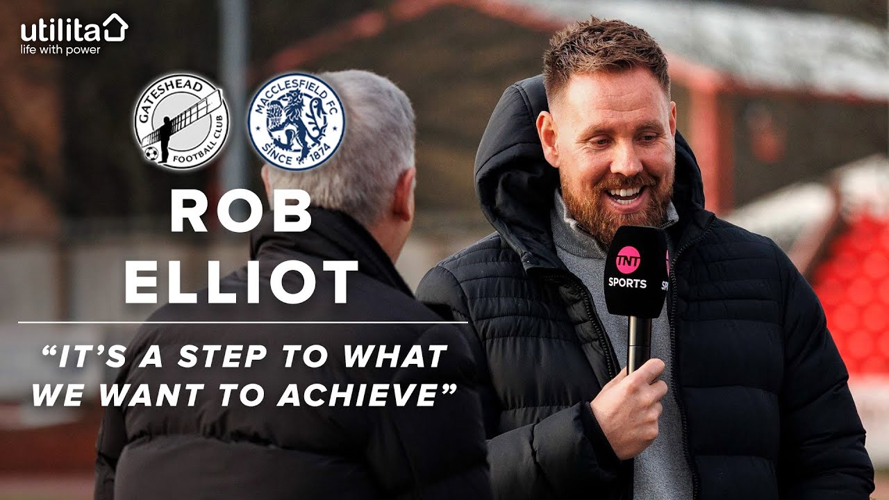 💬 “It’ll be our toughest test in this competition” | Rob Elliot pre-Macclesfield (H) | INTERVIEW