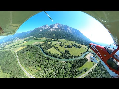 Alpen Rundflug mit der I.C.P. Savannah, Ultraleichtflugzeug