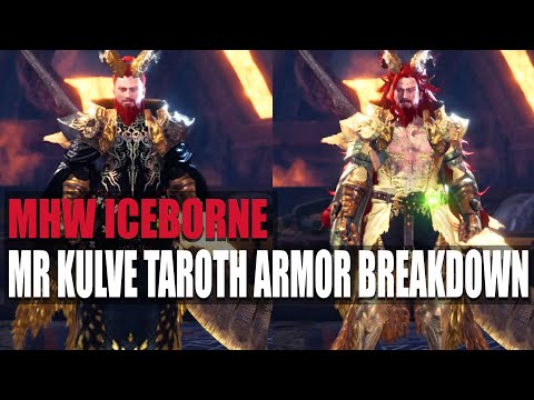 MHW ICEBORNE - MASTER RANK KULVE TAROTH ARMOR SETS - FULL SHOWCASE AND BREAKDOWN!!