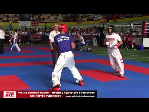 ME cad jun 2015 WAKO   San Sebastian   LC kad  57kg Lászlo HUN vs Maruščák SVK