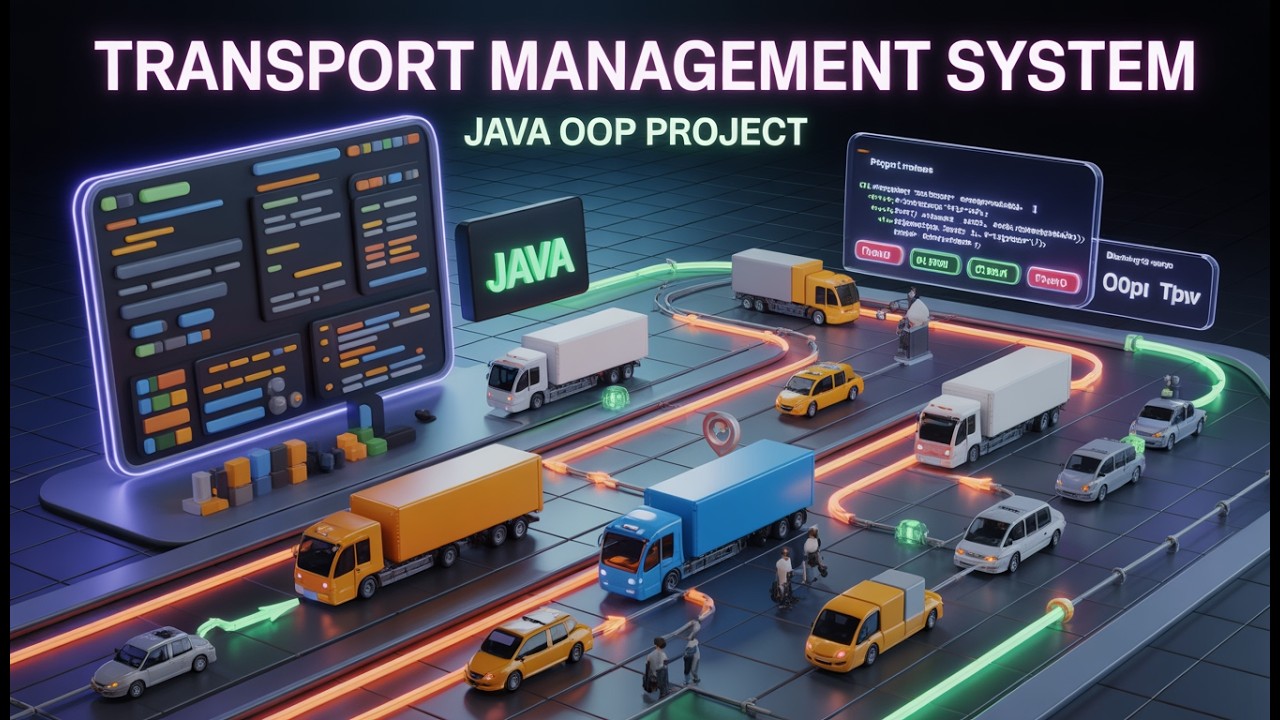 🚚 Transport Management System (Java) | OOP-Based Project | Mini / Major Project | java development