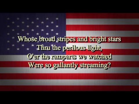 USA National Anthem Lyrics HD