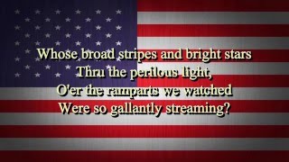 USA National Anthem Lyrics HD