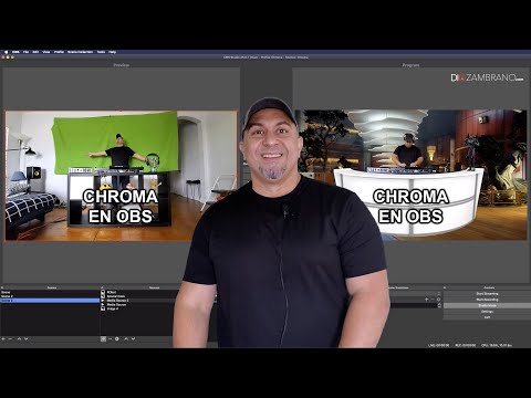 Como usar pantalla verde en #OBS/crear escenarios epicos a tus DJset, facil, gratis y en casa :o