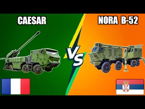 CAESAR VS Nora B-52 | 155mm Self-Propelled Howitzer