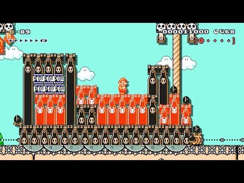 Super Mario Maker - Courses #82: Trains
