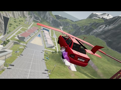 Which Car Can Jump The Longest - BeamNG Drive