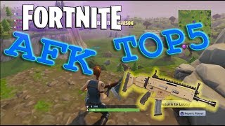afk player gets top 5 fortnite battle royal - afk fortnite save the world