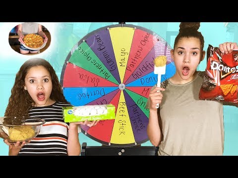 Mystery Wheel Cookie Challenge! (Gracie vs Sierra Haschak)