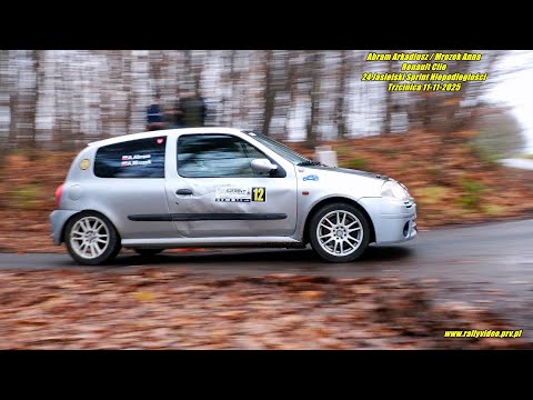 Abram Arkadiusz /Mrozek Anna -Renault Clio- 24 Jasielski Sprint Niepodległości Trzcinica 11-11-2025