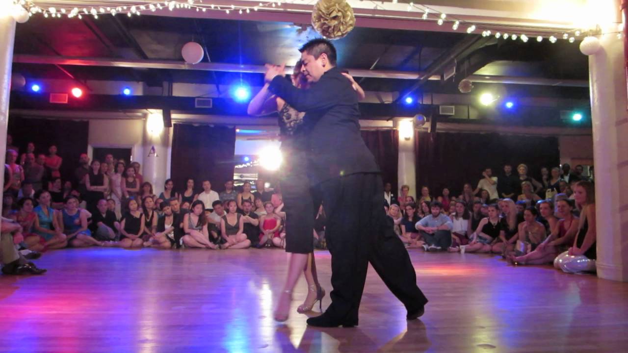 Carlitos Espinoza and Noelia Hurtado performance 3 @ All Night Milonga NYC June 25, 2016