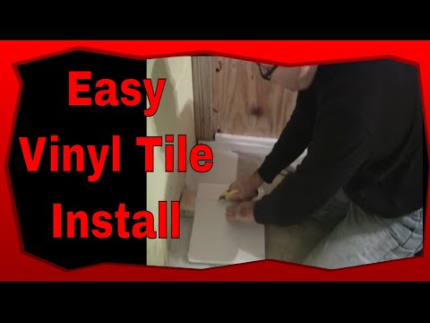 How to Tile Concrete Floors With Self Adhesive Vinyl Tiles