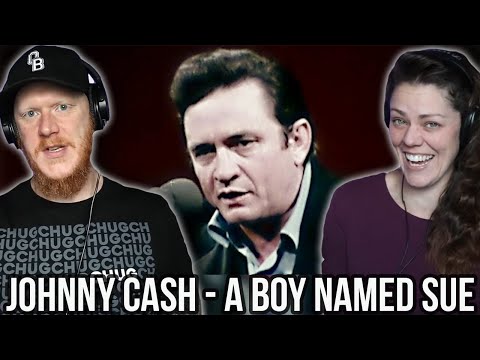 COUPLE React Johnny Cash - A Boy Named Sue (San Quentin) | OB DAVE REACTS