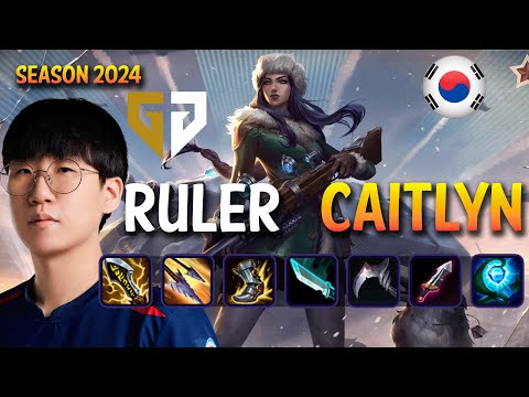 GEN Ruler CAITLYN vs EZREAL ADC - Patch 14.23 KR Ranked | lolrec