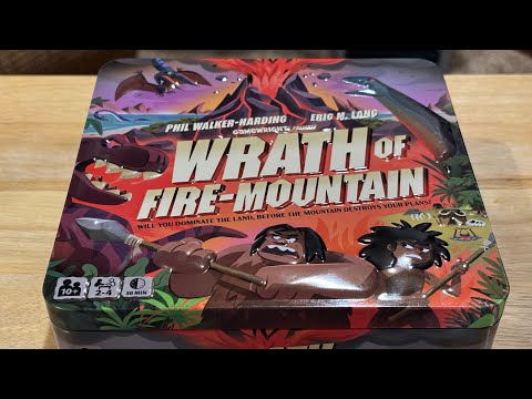 Great Family Game! Awesome Tin. Wrath of Fire Mountain How Lou Sees It Review