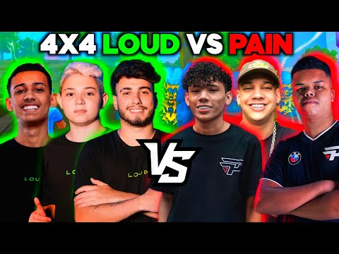 LOUD VS PAIN MAIS EPICO DO ANO! ROLOU USP? MUITAS FARPAS! BAK E THURZIN AMASSARAM! 😱🔥