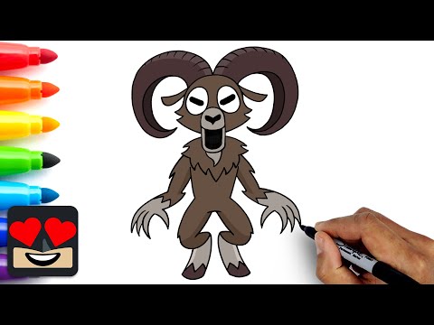How To Draw The Ram | 99 Nights in the Forest Roblox