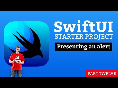 Presenting an alert - SwiftUI Starter Project 12/14