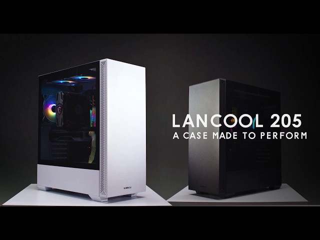 Lian-Li LanCool 205 Vetro temperato USB 3.0 Nero video