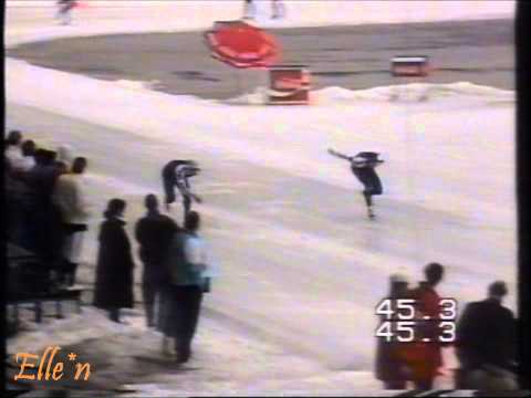 World Cup Innsbruck 1989 - 1000 m Ykema - Loef