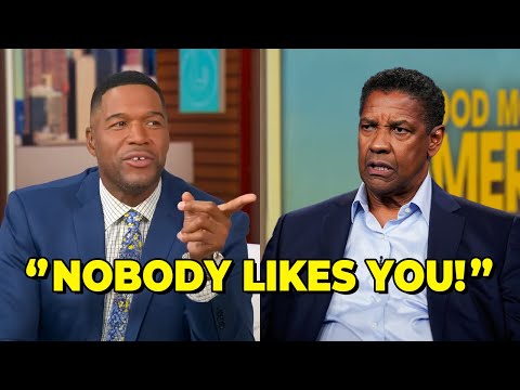 Denzel Washington Walks Off Good Morning America After Heated Clash with Michael Strahan