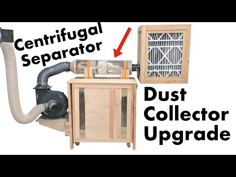I Made a Centrifugal Dust Separator to Upgrade My Cheapo Dust Collector