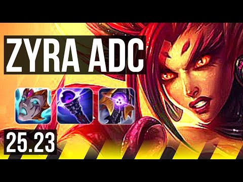 ZYRA & Morgana vs JHIN & Bard (ADC) | EUW Grandmaster | 25.23