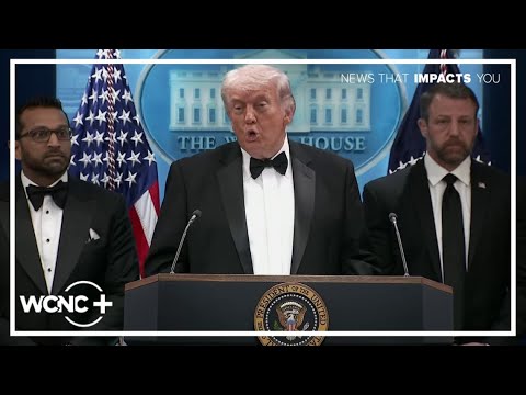LIVE | Trump speaks after shooting at WH Correspondents' Dinner