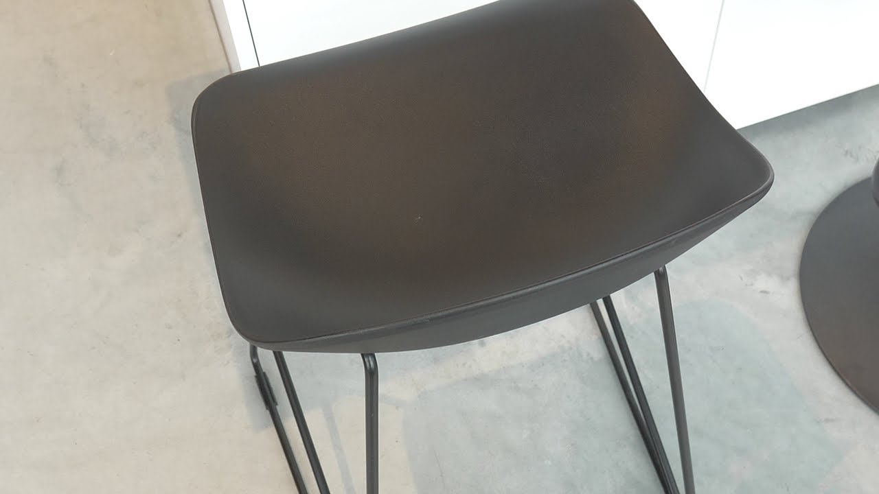 Scandinavische Barkruk Ellen wit 66cm