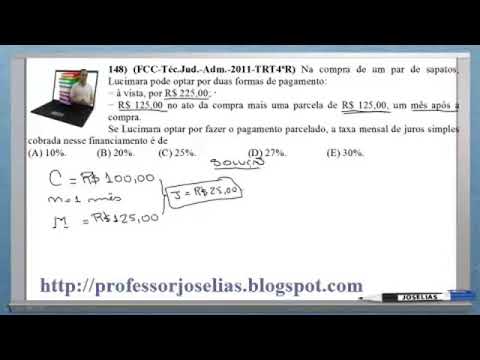 QUESTÃO 148   MATEMÁTICA  RESOLVIDA FCC