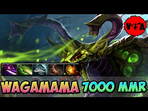Dota 2 - Wagamama 7000 MMR Plays Venomancer vol #1 - Ranked Match