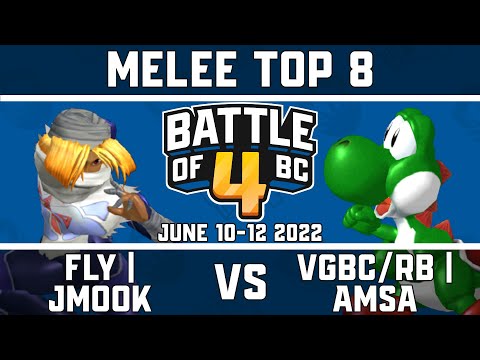 FLY | Jmook vs VGBC/RB | aMSa - Melee Singles Top 8 - Battle of BC 4