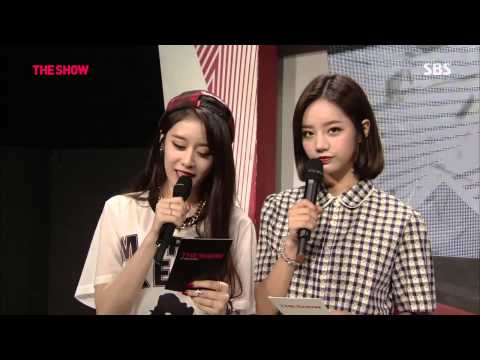 [LIVE_HD] 140902 T ARA Jiyeon MC CUT @SBS The Show