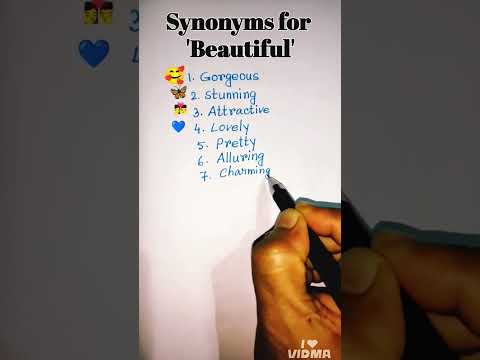 ✨ 10 Powerful Synonyms for "Beautiful" |#english #grammar  #education  #englishtips  #vocabulary