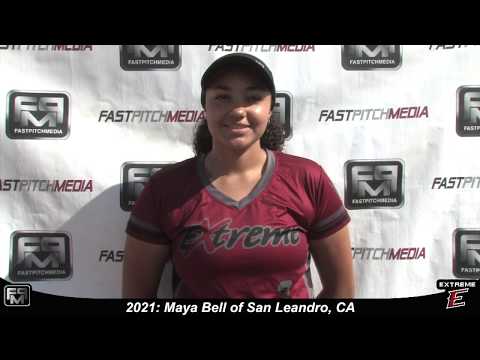 2021 Maya Bell First Base Softball Skills Video - Extreme Fastpitch