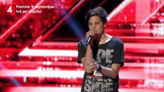 Förhandstitt X Factor i TV4 - Oscar Zia