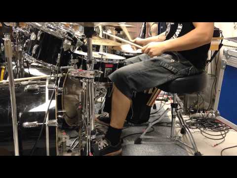 Patrik Fält - Blast beat & double bass practice along with ABBA