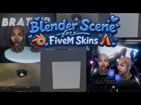 How To Make a Blender Scene for FiveM Skins & Tattoos | EASY Tutorial
