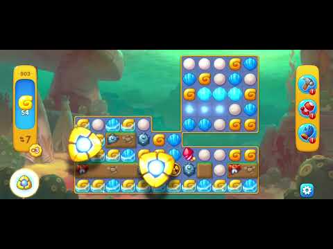 Fishdom gameplay level 903