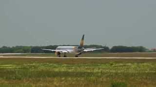 preview picture of video 'D-ABOH At Leipzig/Halle Airport (Germany)'