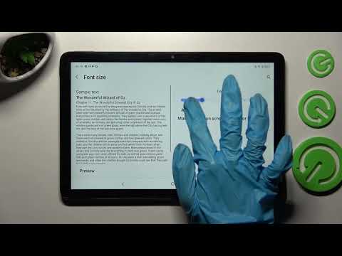 How to Change Font Size in TCL Tab 10s?