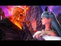 Morrigan Attempts To Seduce Ghost Rider Marvel Vs Capcom Infinite