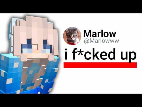 Marlow Just QUIT Minecraft.. (It's Over)